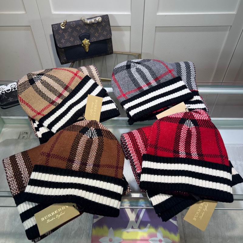 Burberry scarf hat 2PCS 0109